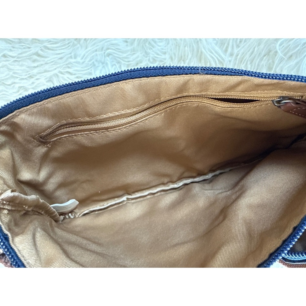 NWT The Sak Esperato Nylon Crossbody Bag Navy Blue Adjustable Strap Travel Beach - Picture 11 of 12